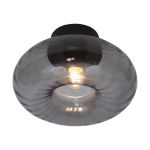It's about RoMi Taklampe Brussels Glass Svart | Egnet for 1x E27 