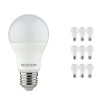 Fordelspakning 10x Noxion Lucent Classic LED E27 Pære matt 8.5W 806lm - 827 ekstra varm hvit | dimbar - erstatter 60W