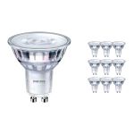 Fordelspakning 10x Philips Corepro LED Spot GU10 PAR16 2.7W 215lm 36D - 827 ekstra varm hvit | erstatter 25W