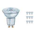 Fordelspakning 10x Ledvance Performance LED spot Reflektor GU10 PAR16 3.4W 230lm 36D - 927 ekstra varm hvit | beste fargegjengivelse - dimbar - erstatter 35W