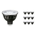 Fordelspakning 10x Philips Master LED Spot GU5.3 MR16 6.7W 440lm 36D - 930 varm hvit | beste fargegjengivelse - dimbar - erstatter 35W