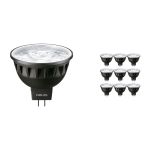 Fordelspakning 10x Philips Master LED Spot GU5.3 MR16 6.7W 420lm 36D - 927 ekstra varm hvit | beste fargegjengivelse - dimbar - erstatter 35W