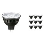 Fordelspakning 10x Philips Master LED Spot GU5.3 MR16 6.7W 430lm 10D - 930 varm hvit | beste fargegjengivelse - dimbar - erstatter 35W