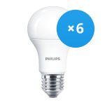 Fordelspakning 6x Philips MASTER Value LED Pære E27 Pære matt 7.8W 1055lm - 927 ekstra varm hvit | beste fargegjengivelse - dimbar - erstatter 75W