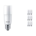 Fordelspakning 10x Philips Corepro LED E27 Tubular Stick matt 9.5W 1050lm - 840 kald hvit | erstatter 75W