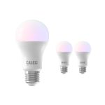 Fordelspakning 3x Calex Smart Tuya Wifi E27 Pære 8.5W 806lm - 822-840 Innstillbar Hvit | RGBW - dimbar - erstatter 60W