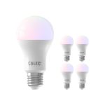 Fordelspakning 5x Calex Smart Tuya Wifi E27 Pære 8.5W 806lm - 822-840 Innstillbar Hvit | RGBW - dimbar - erstatter 60W