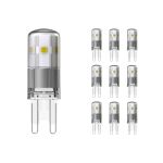 Fordelspakning 10x Noxion Bolt LED Capsule G9 1.9W 200lm - 827 ekstra varm hvit | erstatter 20W