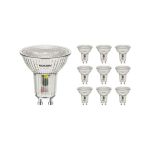 Fordelspakning 10x Noxion LED spot GU10 PAR16 5.5W 560lm 36D - 830 varm hvit | erstatter 75W