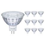 Fordelspakning 10x Philips Corepro LED Spot GU5.3 MR16 4.4W 390lm 36D - 840 kald hvit | erstatter 35W