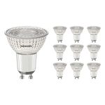 Fordelspakning 10x Noxion PerfectColor LED spot GU10 PAR16 4W 345lm 60D - 927 ekstra varm hvit | beste fargegjengivelse - dimbar - erstatter 50W