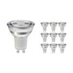 Fordelspakning 10x Noxion Lucent LED spot GU10 PAR16 4.8W 450lm 36D - 840 kald hvit | erstatter 65W