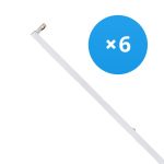 Fordelspakning 6x Bright Choice LED Lyslister Click T8 | Egnet for 150cm LED Lysrør 