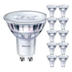 Fordelspakning 10x Philips Corepro LED Spot GU10 PAR16 4.9W 485lm 36D - 840 kald hvit | erstatter 65W