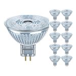 Fordelspakning 10x Ledvance Performance LED spot Reflektor GU5.3 MR16 5W 345lm 36D - 927 ekstra varm hvit | beste fargegjengivelse - dimbar - erstatter 35W