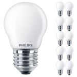 Fordelspakning 10x Philips Master Value LED Lustre E27 Ball matt 3.4W 470lm - 927 ekstra varm hvit | beste fargegjengivelse - dimbar - erstatter 40W