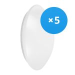 Fordelspakning 5x Ledvance Surface Rund 250 13W 830 920lm Hvit IP44 | varm hvit