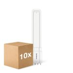 Fordelspakning 10x Philips Corepro PL-L LED 8W 960lm - 830 Varm Hvit | 4-Stift - Erstatter 18W