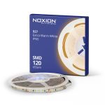 Noxion LED Strip Naga 5 Meter 24V - 120LEDs/m - 9.6W/m - 927 Ekstra Varm Hvit | 8mm - IP65 - Beste Fargegjengivelse - SMD2835