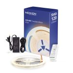 Noxion LED Strip Naga 5 Meter Komplet set - Zigbee - 24V - 120LEDs/m - 9.6W/m - 930-965 Innstillbar Hvit | 8mm - IP20 - Beste Fargegjengivelse - SMD2835