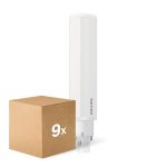 Fordelspakning 9x Philips CorePro PL-C LED 8.9W 1100lm - 840 Kald Hvit | 2-Stift - Erstatter 26W