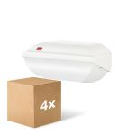 Fordelspakning 4x  Philips LED Sikkerhet Coreline BWC110 Hvit 9W 900lm - 830 Varm Hvit | 242x110mm - IP54 - Lyssensor