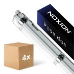 Fordelspakning 4x Noxion LED Lyslister Vanntett Poseidon V3.0 10-18W 1300-2520lm - 830-865 CCT | 60cm - Kabelgjennomføring (5x2.5mm2)