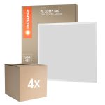 Fordelspakning 4x Ledvance LED panel Kompakt Aluminium Hvit 33W 3630lm - 840 kald hvit | 60x60cm - UGR < 19
