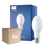 Fordelspakning 6x Philips TrueForce Core LED E40 HPL/SON matt 36W 6000lm 300D - 840 kald hvit | erstatter 125W