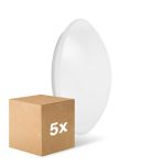 Fordelspakning 5x Ledvance Surface Rund 400 24W 830 1920lm Hvit IP44 | varm hvit