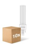 Fordelspakning 10x Noxion Lucent PL-C LED 3.6W - 840 Kald Hvit | 2-Stift - Erstatter 10W