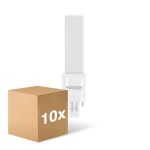 Fordelspakning 10x Noxion Lucent PL-S LED 2.8W - 840 Kald Hvit | 2-Stift - Erstatter 5W