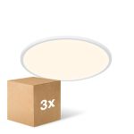 Fordelspakning 3x Nordlux Ceiling Oja 42 19W 830 2100lm 120D Hvit | dimbar - Dim to Warm