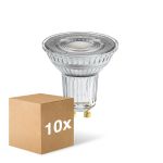 Fordelspakning 10x Ledvance Performance LED spot Reflektor GU10 PAR16 3.4W 230lm 36D - 930 varm hvit | beste fargegjengivelse - dimbar - erstatter 35W