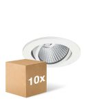 Fordelspakning 10x Philips LED spot klar Accent G2 RS061B 6W 550lm 36D - 840 kald hvit | 80mm - dimbar 