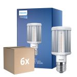 Fordelspakning 6x Philips TrueForce LED E40 HPL klar 42W 5700lm 360D - 830 varm hvit | erstatter 200W
