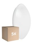 Fordelspakning 5x Ledvance Surface Rund 350 Hvit 18W 1440lm - 840 kald hvit | IP44 - med sensor - erstatter 2x18W