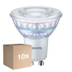 Fordelspakning 10x Philips MASTER Value LED Spot GU10 PAR16 5.5W 575lm 36D - 927 Ekstra Varm Hvit | Beste Fargegjengivelse - Dimbar - Erstatter 80W