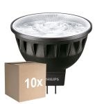 Fordelspakning 10x Philips Master LED Spot GU5.3 MR16 6.7W 460lm 24D - 940 kald hvit | beste fargegjengivelse - dimbar - erstatter 35W