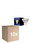 Fordelspakning 10x Noxion LED Spot GU5.3 PAR16 4.4W 345lm 36D - 830 Varm Hvit | Dimbar - Erstatter 35W