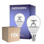Fordelspakning 10x Noxion LED E14 Ball 5W 470lm - 922 - 927 Dim to Warm| Beste Fargegjengivelse - Dimbar - Erstatter 40W