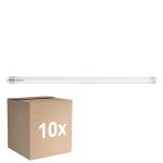 Fordelspakning 10x Sylvania ToLEDo Superia LED Lysrør T8 (EM/Mains) Ultra Efficiency 16.8W 3100lm - 840 Kald Hvit | 120cm - Erstatter 36W