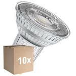 Fordelspakning 10x Ledvance LED Spot GU10 PAR16 6.1W 575lm 60D - 940 Kald Hvit | Beste Fargegjengivelse - Dimbar - Erstatter 80W