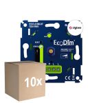 Fordelspakning 10x EcoDim.07 LED Dimmer Zigbee Basic Trykk/Vri 0-200W (RC)