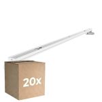 Fordelspakning 20x Noxion lyslister Click LED T8 | Egnet til 2x60cm LED Lysrør