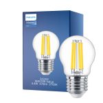 Philips Master Value LED Lustre E27 Ball filament klar 3.4W 470lm - 927 ekstra varm hvit | beste fargegjengivelse - dimbar - erstatter 40W