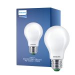 Philips Master Ultra Efficient LED E27 Pære Matt 4W 840lm - 827 Ekstra Varm Hvit | Dimbar - Erstatter 60W