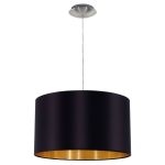 Eglo Pendel Lampe Maserlo Stål Sateng Nikkel | Egnet for E27