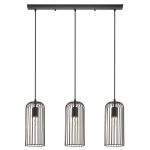 Eglo Pendel Lampe Roccamena Svart, Kobber | Egnet for 3x E27