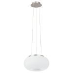 Eglo Pendel Lampe Optica Stål Sateng Nikkel | Egnet for 2x E27